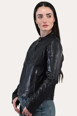 Online Frye Tobacco Cafe Racer Jacket