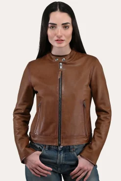 Online Frye Tobacco Cafe Racer Jacket